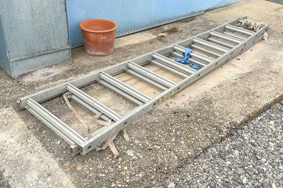 Alu Stehleiter, 2x10-sprossig